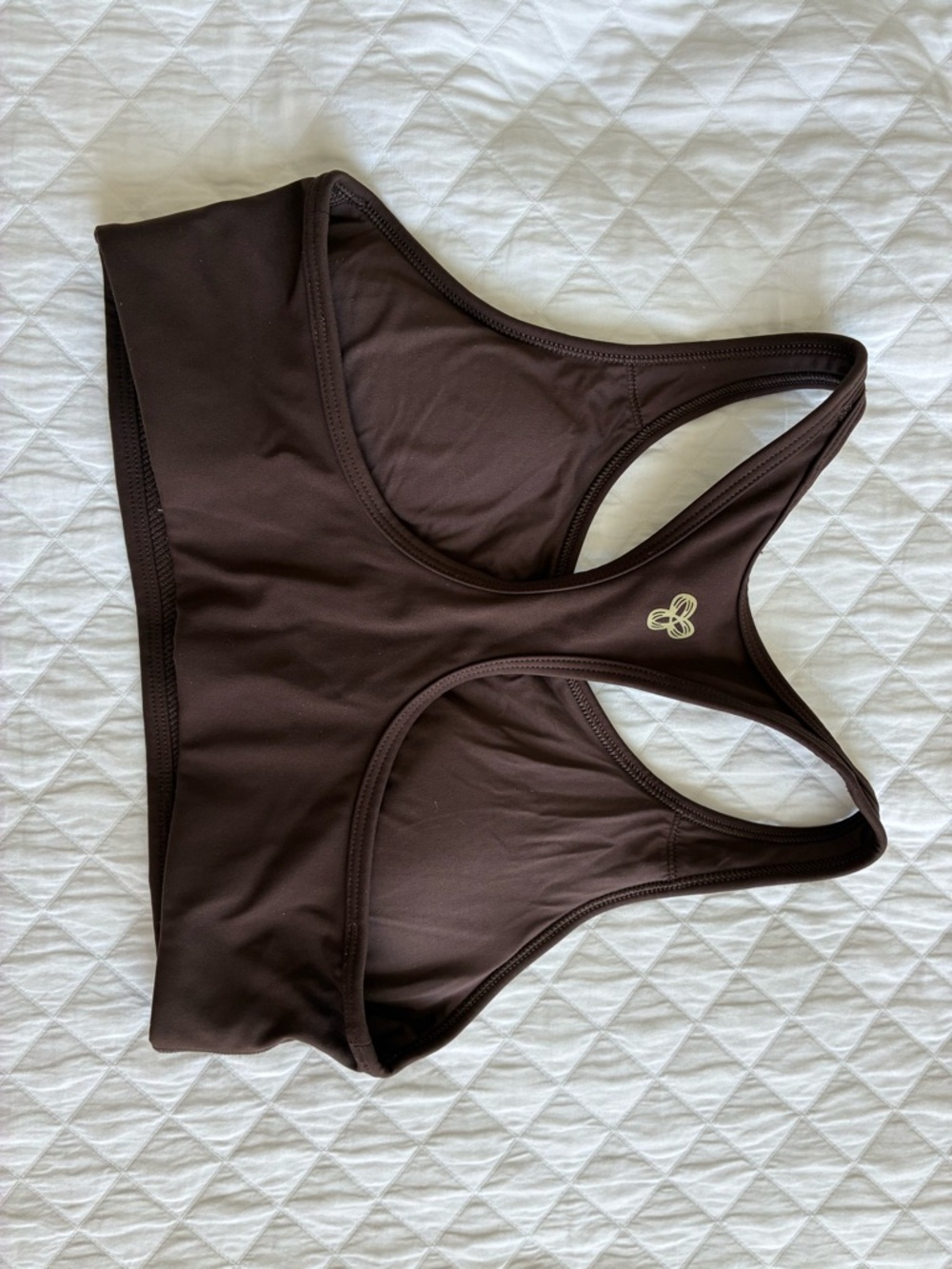 Aritzia Dark Brown Racerback Sports Bra - Picture 3 of 3